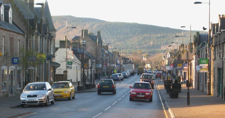 Alness High Street shops - See text below