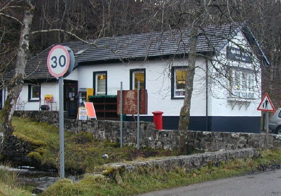 Applecross High Street shops - See text below