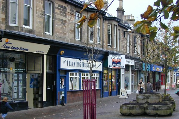 Milngavie High Street shops - See text below