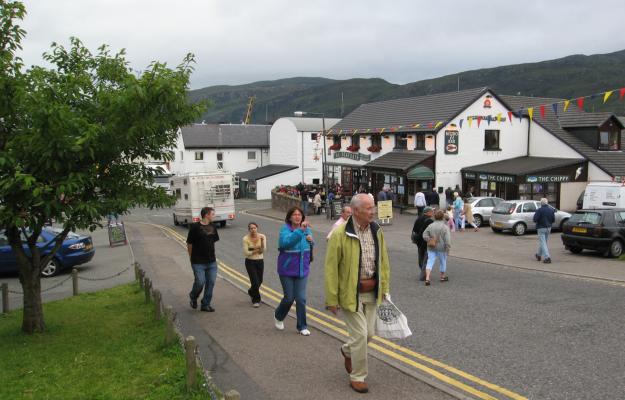 Ullapool High Street shops - See text below